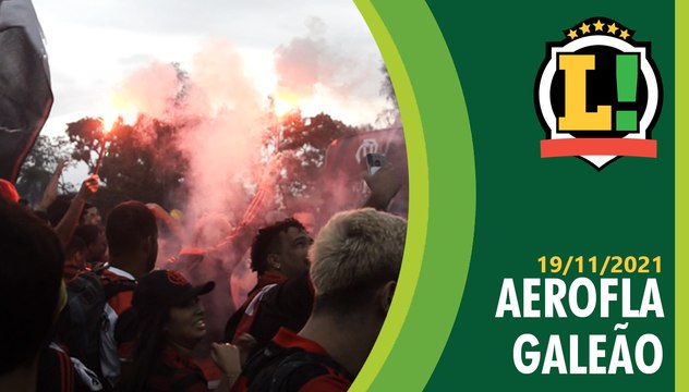 AeroFla: Torcida rubro-negra carrega o time do Flamengo até o Galeão rumo a mais uma final de Libertadores