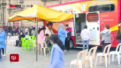 La Paz: Este sábado y domingo se vacunará de 8 a 16 hrs. en el atrio de la Iglesia de San Francisco
