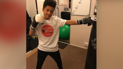Young Gillingham boxer launches anti-crime campaign