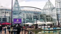 A gang of eight masked men are reported to have threatened to stab a young boy at Bluewater before stealing his phone