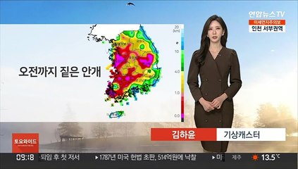 [날씨] 먼지 뒤엉킨 희뿌연 하늘…주말 대기질 나쁨