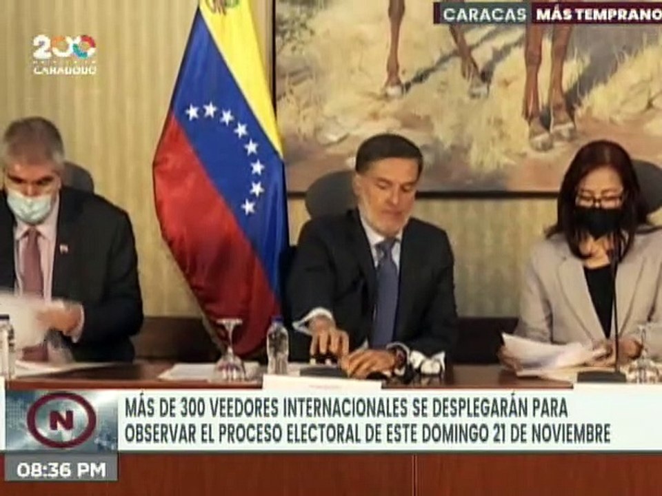 Canciller Félix Plasencia se reúne con veedores internacionales que acompañarán elecciones del 21N