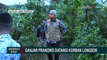 Cilacap Dilanda Longsor, Ganjar Turun dan Pantau Langsung Kondisi Lapangan