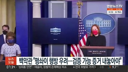 백악관 "펑솨이 행방 우려…중국, 검증 가능 증거 내놓아야"