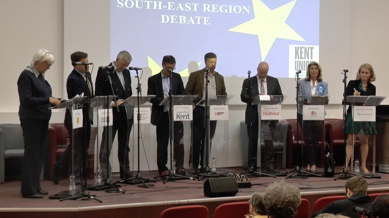 University of Kent hosts EU parliamentary election hustings
