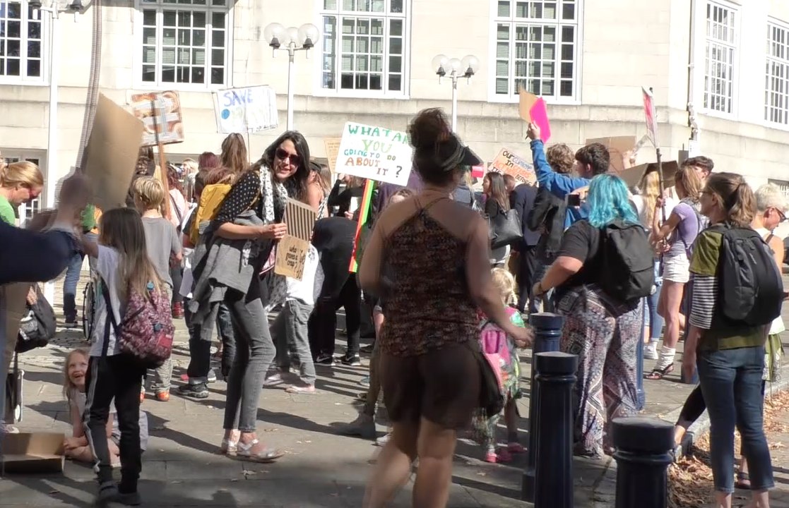 Climate change protests across Kent