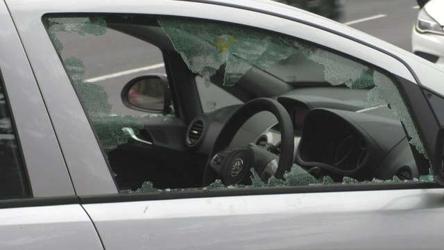 Armed gang attack cars in Walderslade Road, Chatham