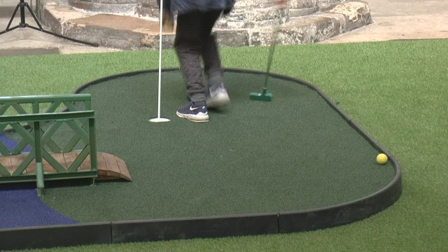 Rochester Cathedral opens controversial mini-golf course