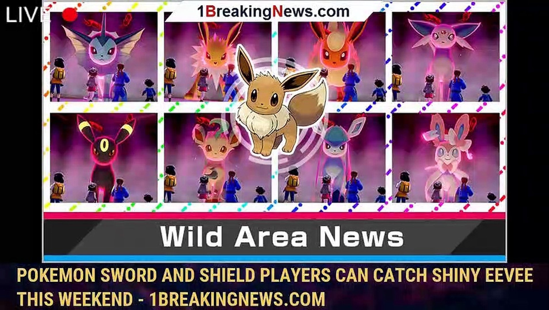 Live] All Shiny Eeveelutions in Pokemon Sword and Shield after a total of  26,762 SRs![Full Odds] 