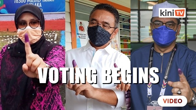 BN, PH, PN candidates come out to vote