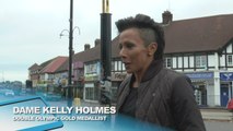 Dame Kelly Holmes statue unveiled