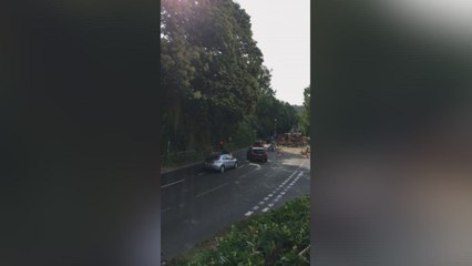 Temporary traffic lights set up in Bearsted after water main burst twice