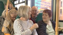 Elderly residents visit cat cafe in Tonbridge to tackle loneliness