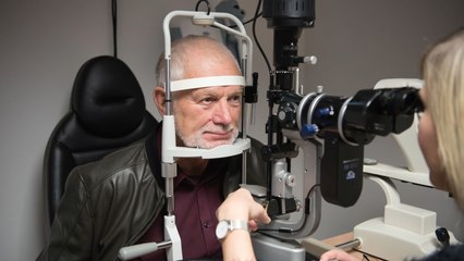 Great grandfather hails eagle-eyed optician who stopped major stroke