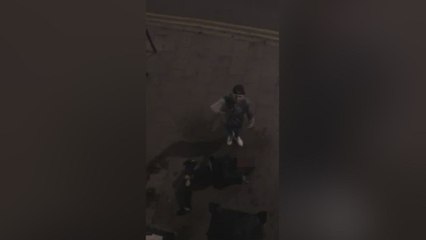 Footage posted online shows argument between two men in Ramsgate