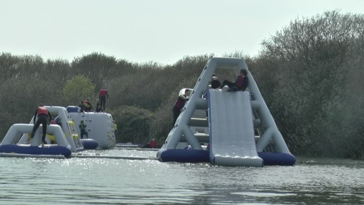 Kent's first ever inflatable water park opens over Easter weekend