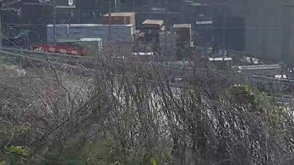 Total mess left by travellers