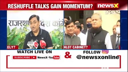 Video herunterladen: 3 Ministers From Gehlot Cabinet Resign Rajasthan Govt To Reshuffle NewsX