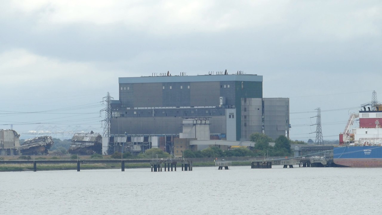 Twelfth demolition takes place at Tilbury Power Station