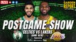 Celtics vs Lakers Postgame Show | Powered by BetOnline, Calm & Insa