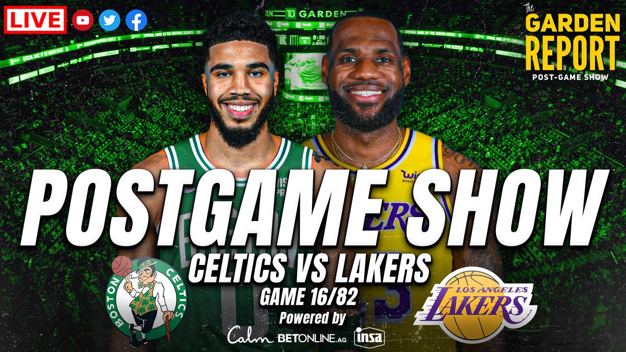 Celtics vs Lakers Postgame Show | Powered by BetOnline, Calm & Insa