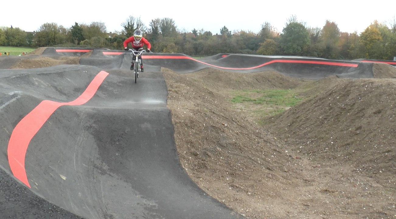 Medway welcomes brand new BMX pump track