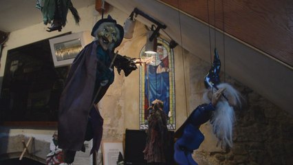 Isle of Sheppey museum's halloween witch display