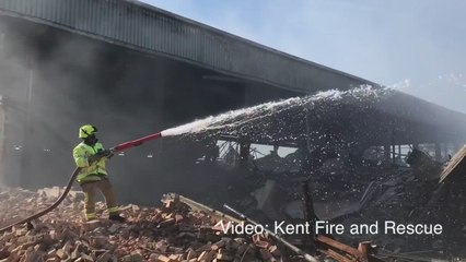 Fire at Westwood Industrial Estate