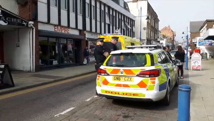Road closed in Sheerness