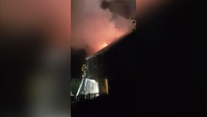 Ashford fire footage