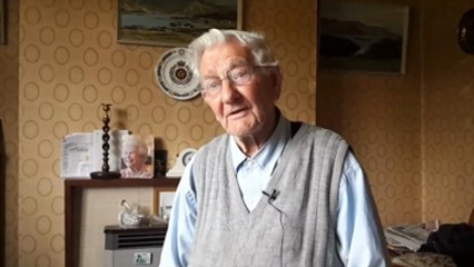 Veteran Leslie Stelfox turns 105