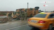 Hatay’da zırhlı askeri araç devrildi: 3 asker yaralı