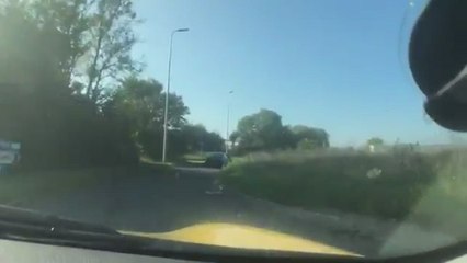 A2 closed after car and motorcycle crash near Lydden