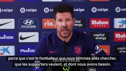 Atl. Madrid - Simeone : “Ce n’est plus le même Griezmann"