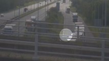 Driver goes the wrong way on M20