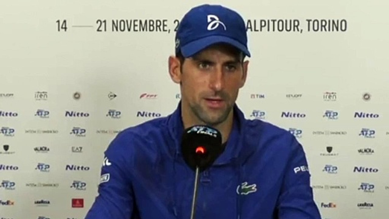 ATP - Turin - Nitto ATP Finals 2021 - Novak Djokovic : "The message is that we must stand together for Peng Shuai"