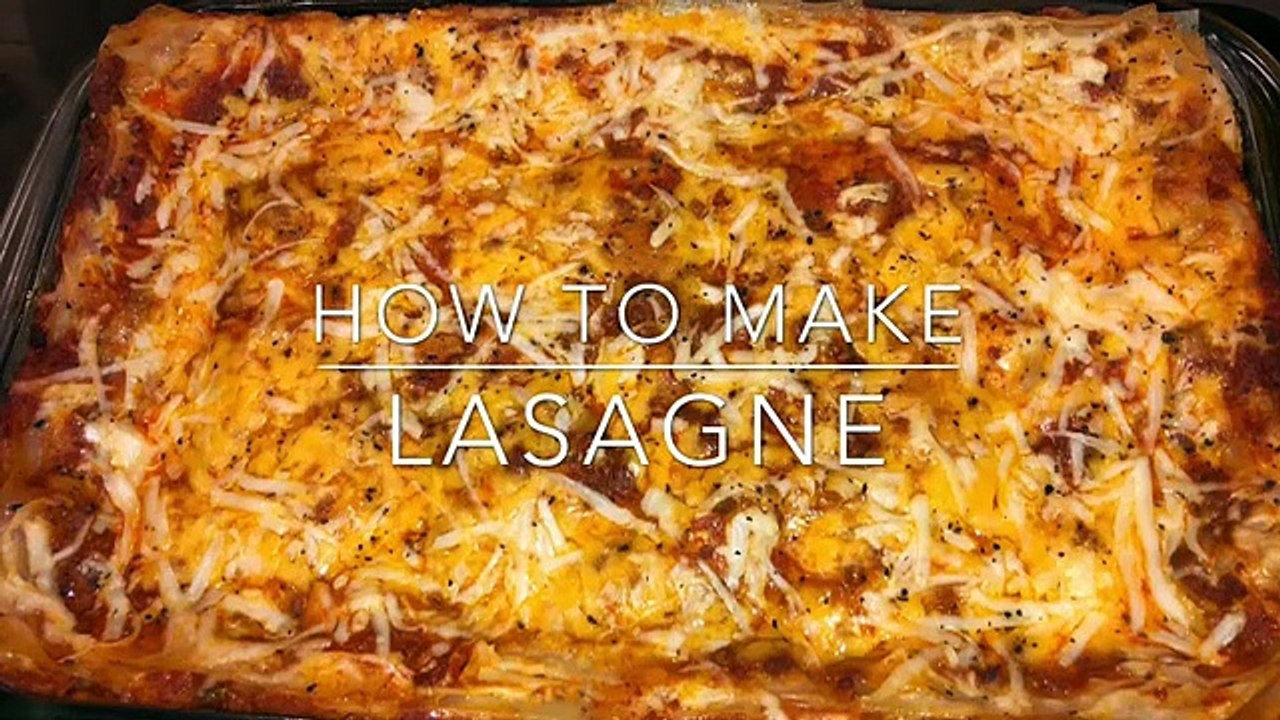 How to make Lasagne ! Really delicious