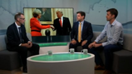 People in Kent protest against Donald Trump's visit to the UK