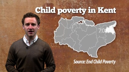 Up to a third of Kent children living below the breadline