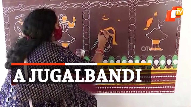 Painters Paint Weaver’s Houses With Sambalpuri Designs