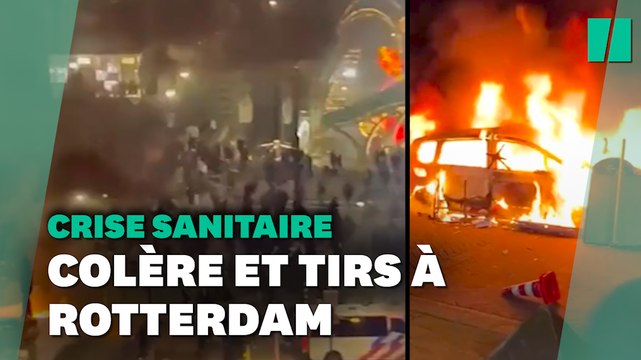 Confinement à Rotterdam: Des blessés par des tirs de la police lors d'une émeute