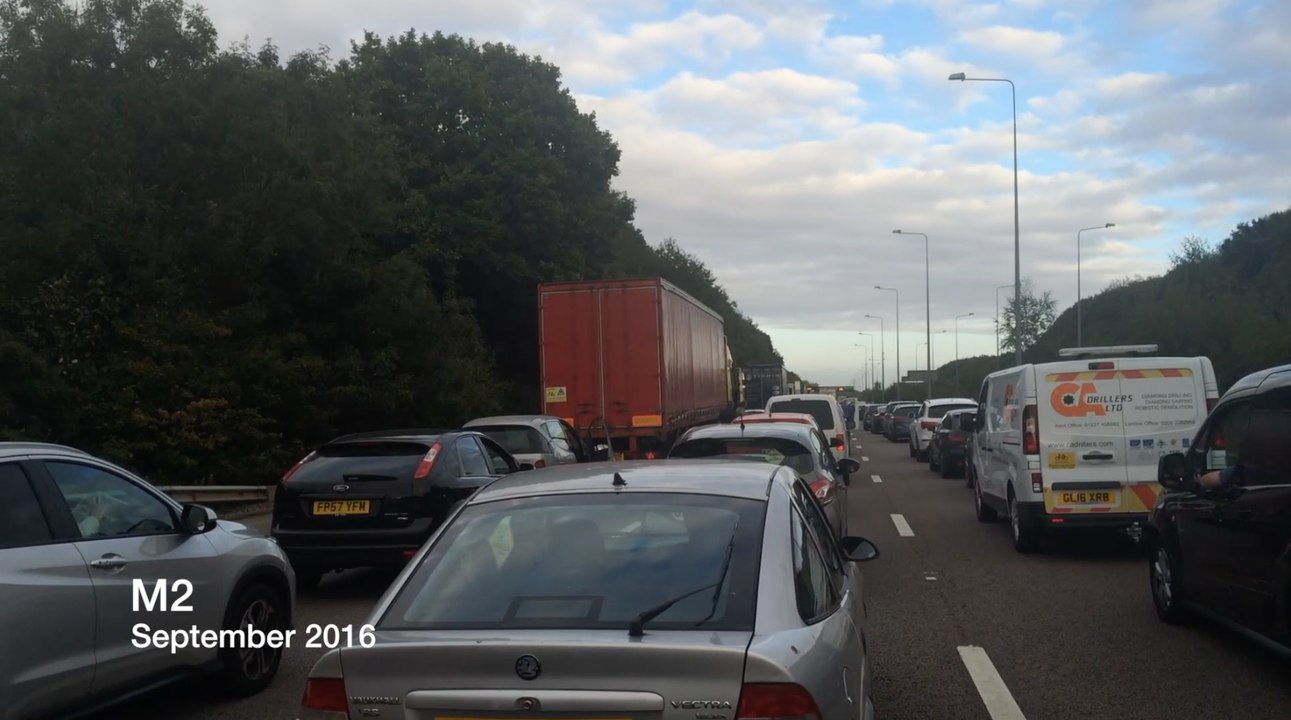 Traffic jams cost Kent commuters more than £1,000 per year