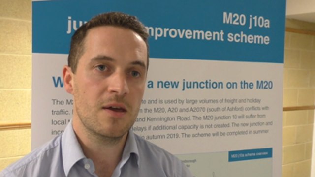 Traffic concern as construction starts on new M20 junction near Ashford