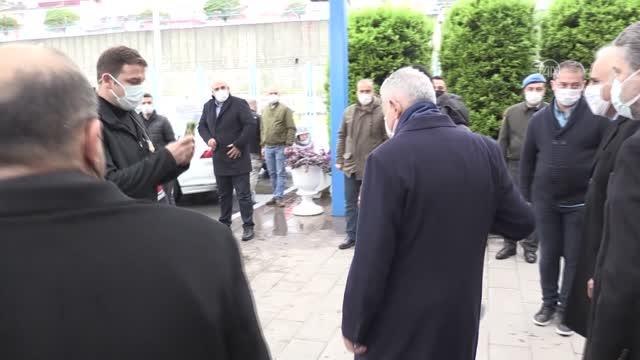 GÜMÜŞHANE - AK Parti Genel Başkanvekili Binali Yıldırım, yeni Zigana Tüneli inşaatında incelemelerde bulundu