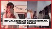 Viral Cewek Lakukan Ritual Tak Terduga Sebelum Keluar Rumah, Publik Ramai Berkomentar Ini