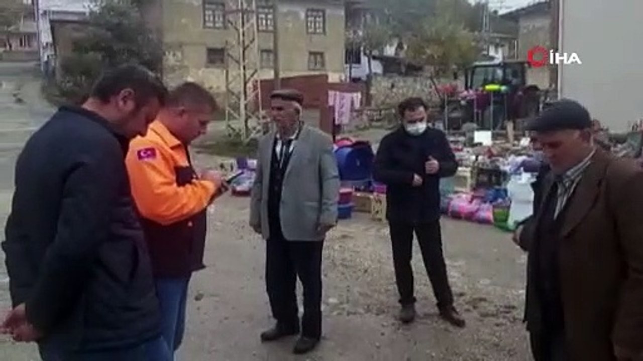 Tokat'ta AFAD deprem bölgesinde