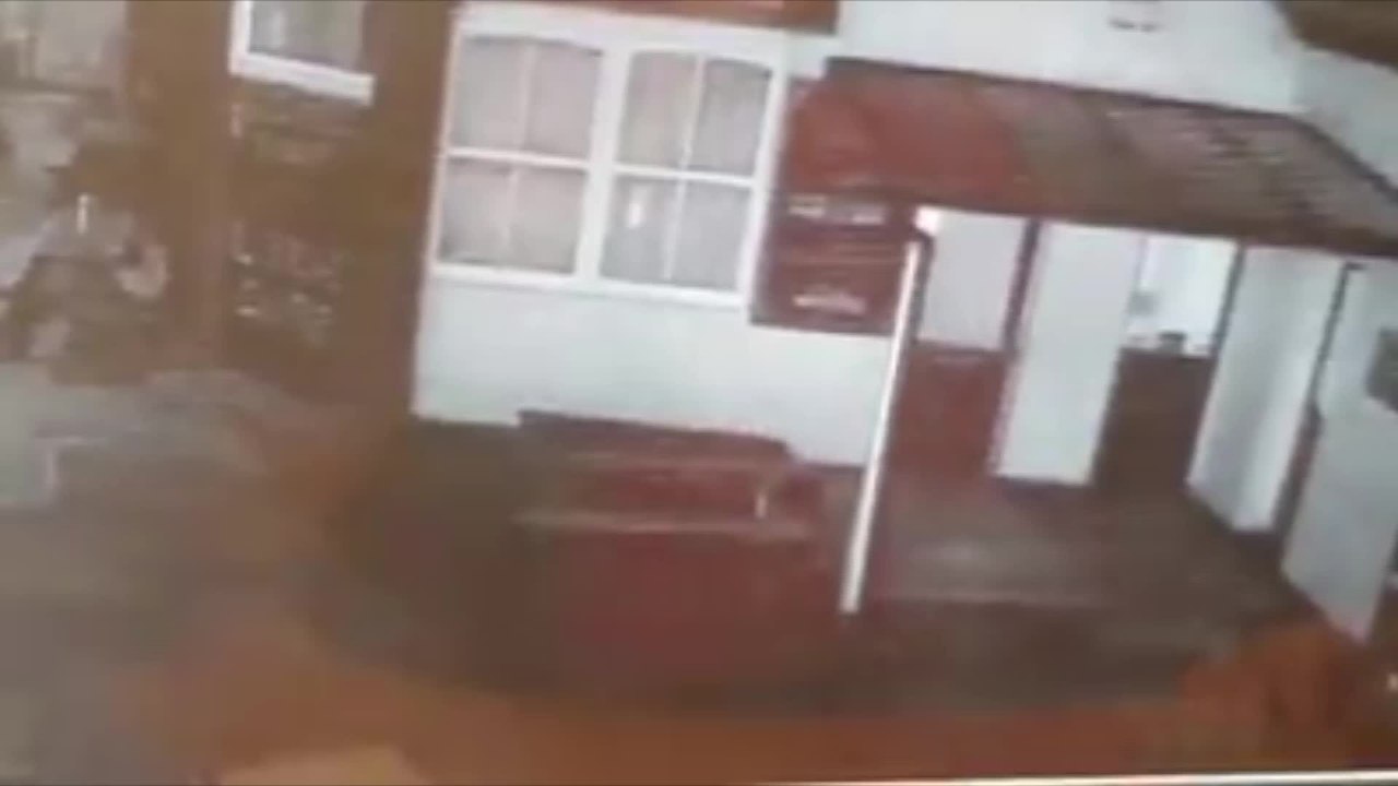 CCTV shows arson in Gravesend