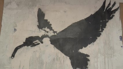 Banksy painting saved from Dungeness beach