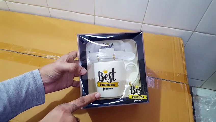 Unboxing and Review of Long Distance Friendship Coffee Mug for Besties, BFF, Birthday Gift