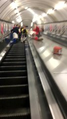 Kent's escalator man takes dive at Underground